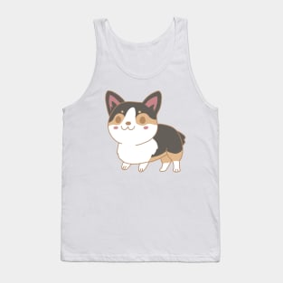 Chibi Corgi - Tricolor Version Tank Top